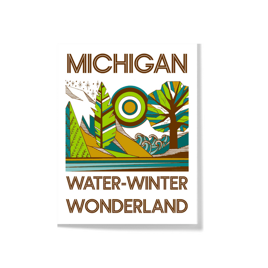 MICHIGAN WATER-WINTER WONDERLAND