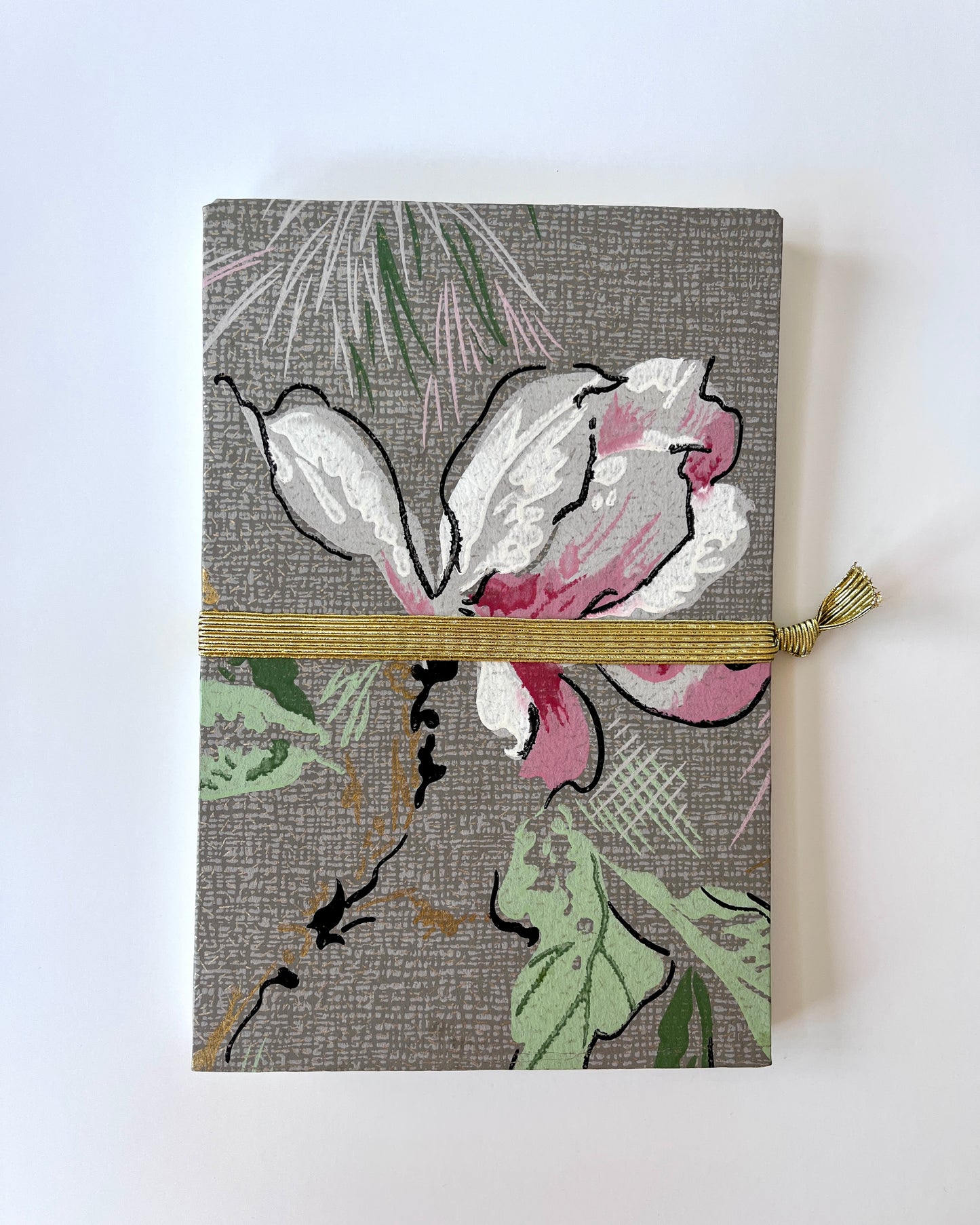 SILVER LINING:  ANTIQUE WALLPAPER ART JOURNAL/SKETCHBOOK