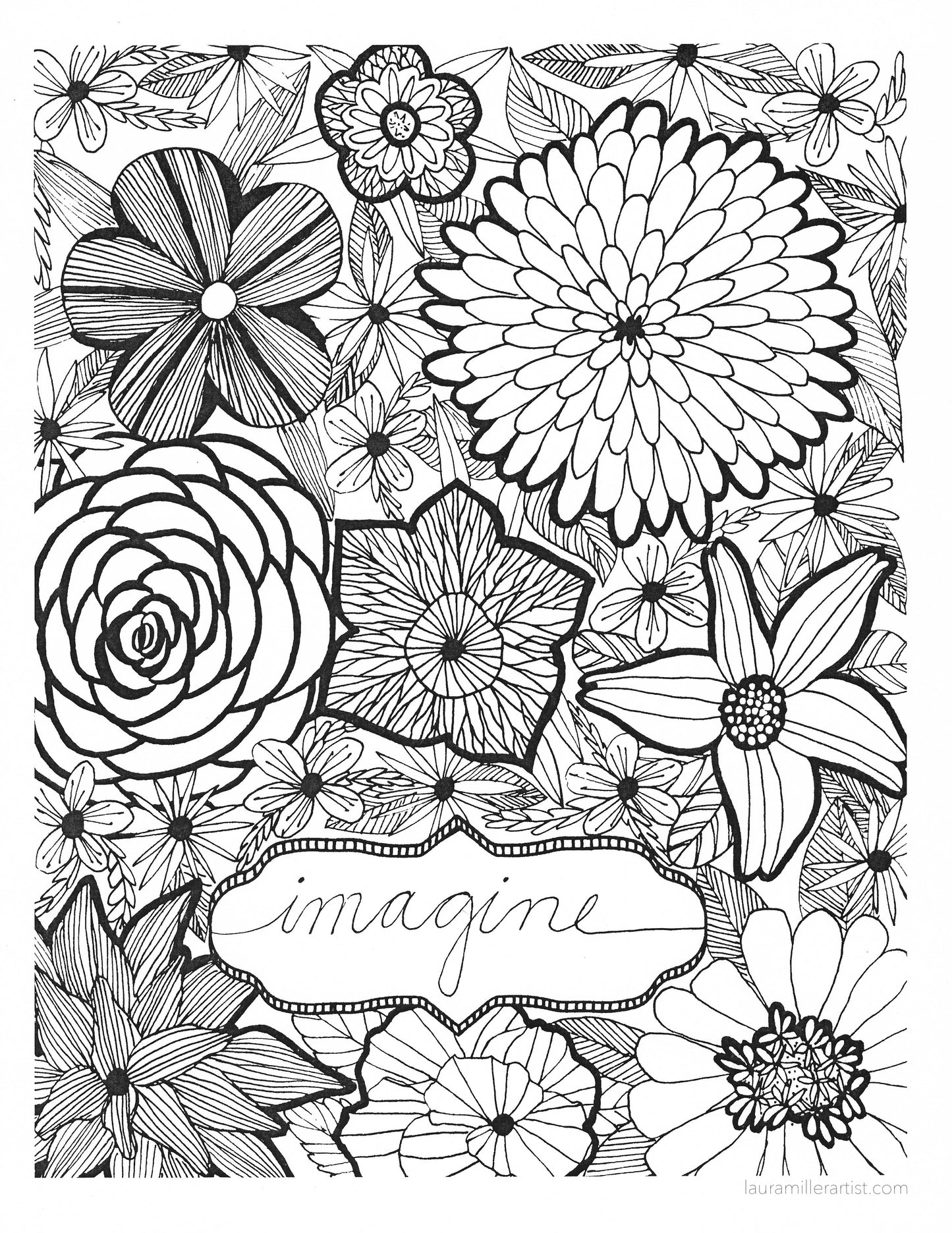 IMAGINE, LOVE & UNITY:   3 COLORING PAGES DIGITAL DOWNLOAD